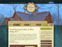 Tablet Screenshot of cabin-rentals-of-georgia.com